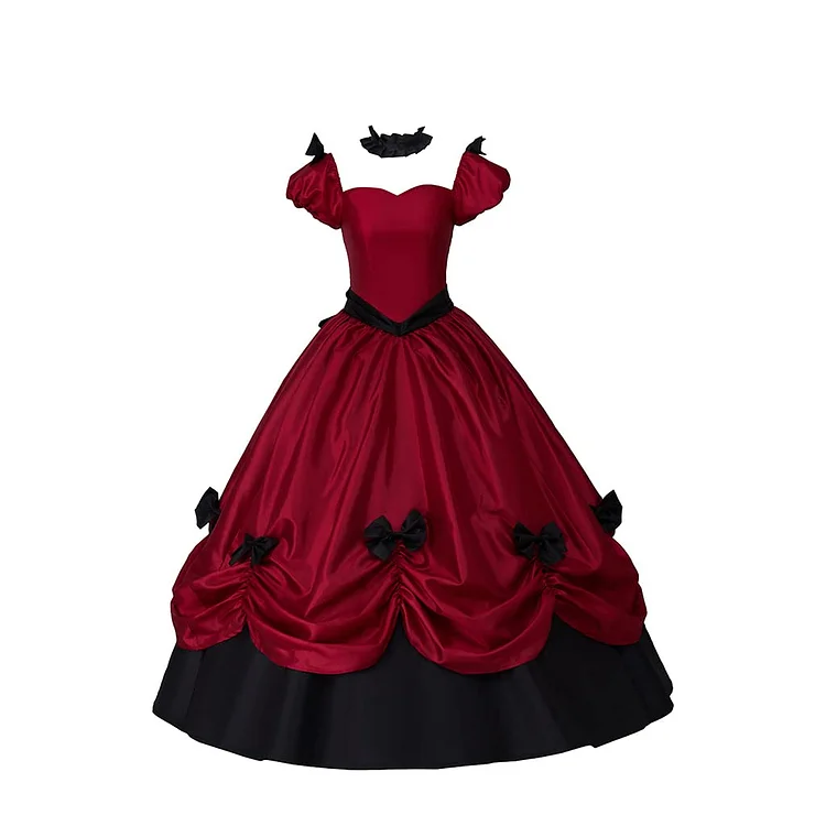 ✨In Stock✨Gothic Southern Belle Victorian Dress Marie Antoinette Wedding Dress Ball Gown Rococo Masquerade Prom Dress (Ready To Ship)
