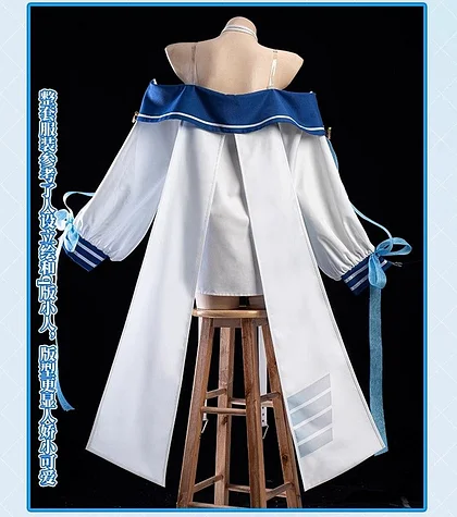 [Wetrose] Laffey II Azur Lane Anime Cosplay Costume Rafy Rafyii USS DD-459 Wig Full Set