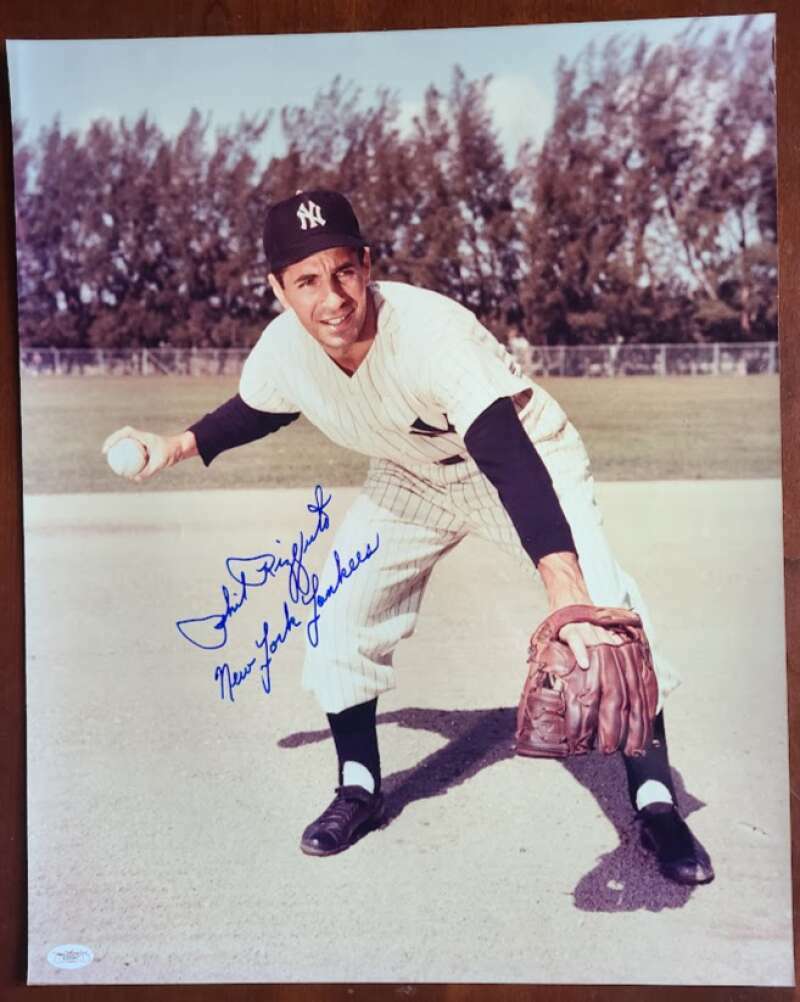 Phil Rizzuto JSA Coa Signed 16x20 Photo Poster painting Yankees Autograph