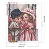 Diamond Painting -DIY Round Drill Sweet Couple(40x50cm)