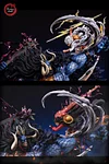 Human-Beast Form Kaido vs Nika Luffy with LED - ONE PIECE Resin Statue - Fantasy Studios