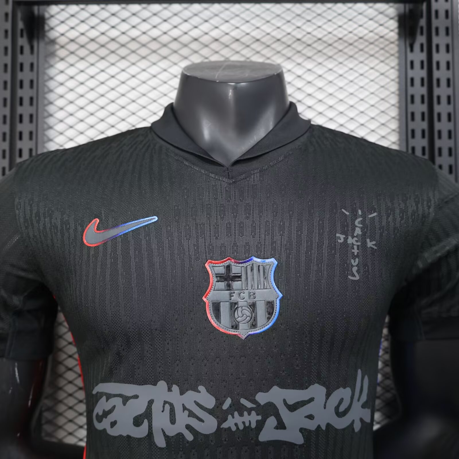 24/25 Barcelona Away Sponsor Player Version Football Shirt Thai Quality