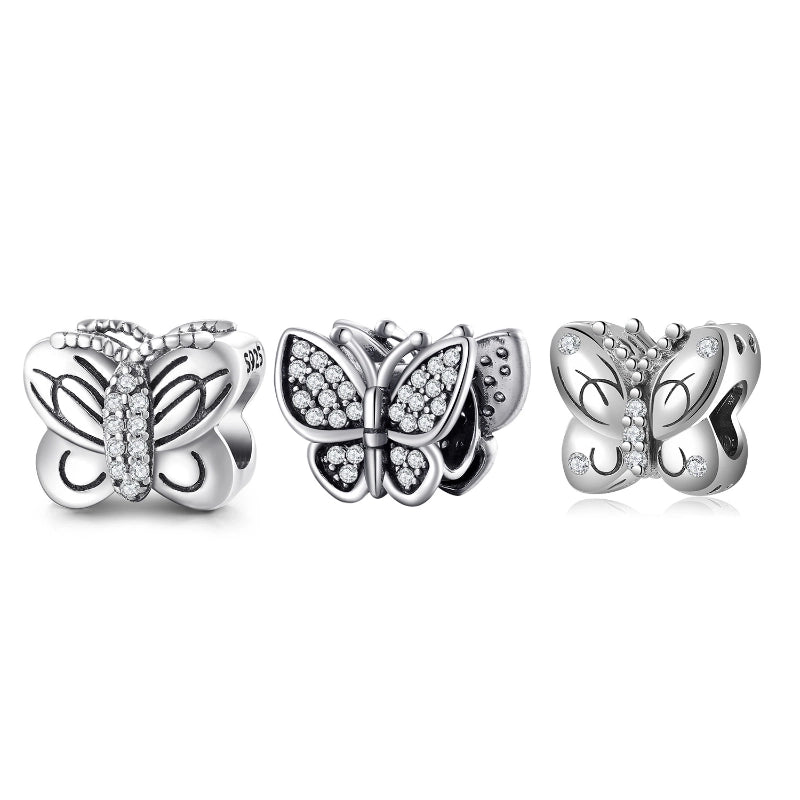 1 Piece 925 Sterling Silver Butterfly Jewelry Accessories