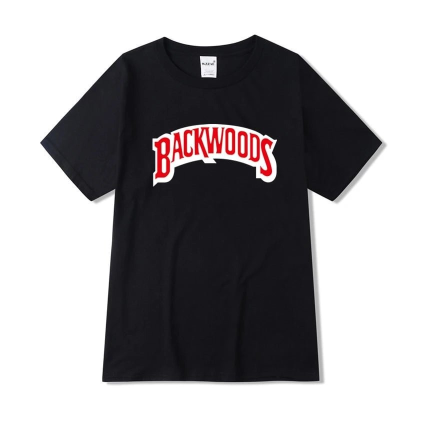 Backwoods t shirt   Summer  Casual Cotton Round Neck Short-sleeved T-shirt Harajuku Hip-Hop T-shirt Swag T shirt