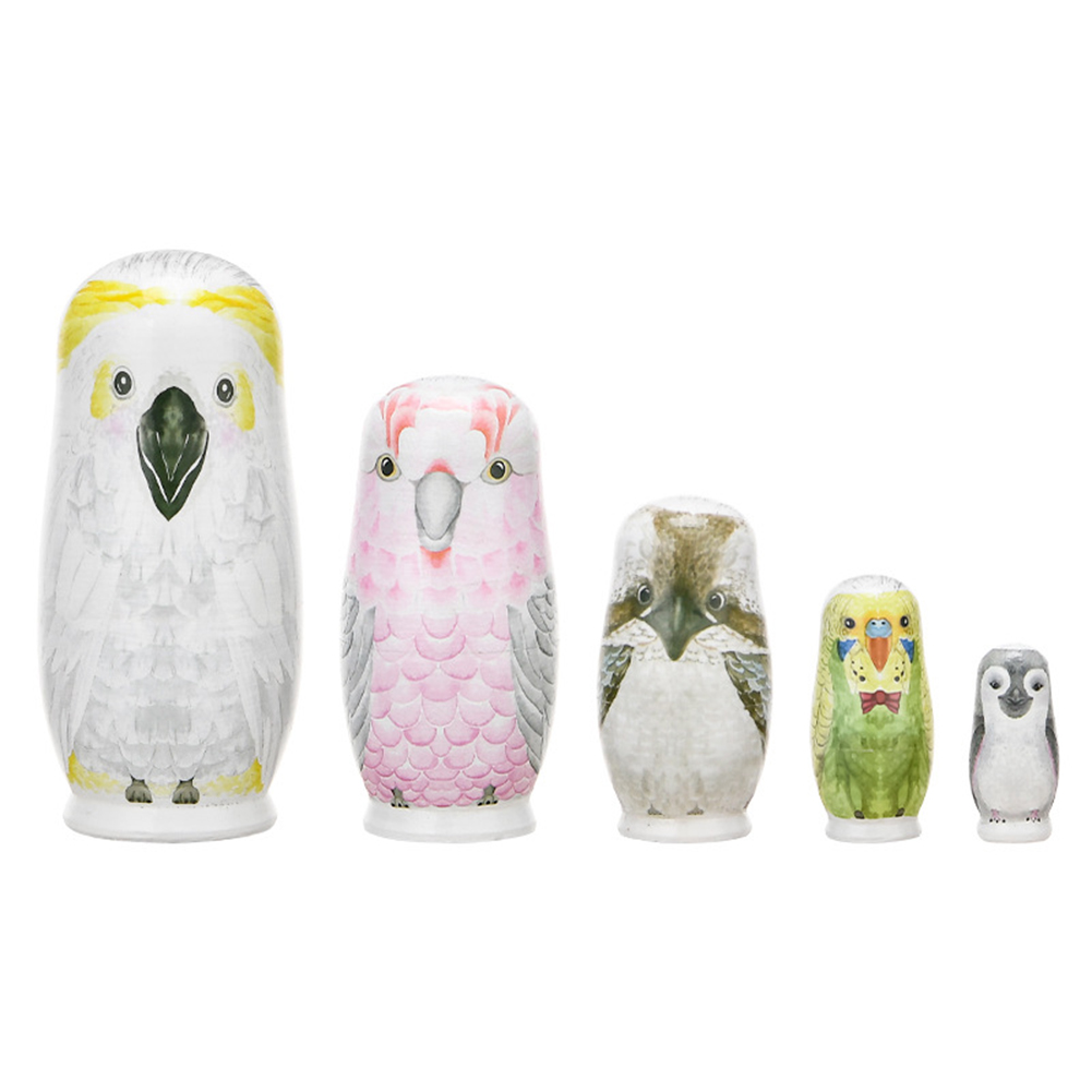

5 Layers Owl Cute Matryoshka Nesting Dolls, 501 Original