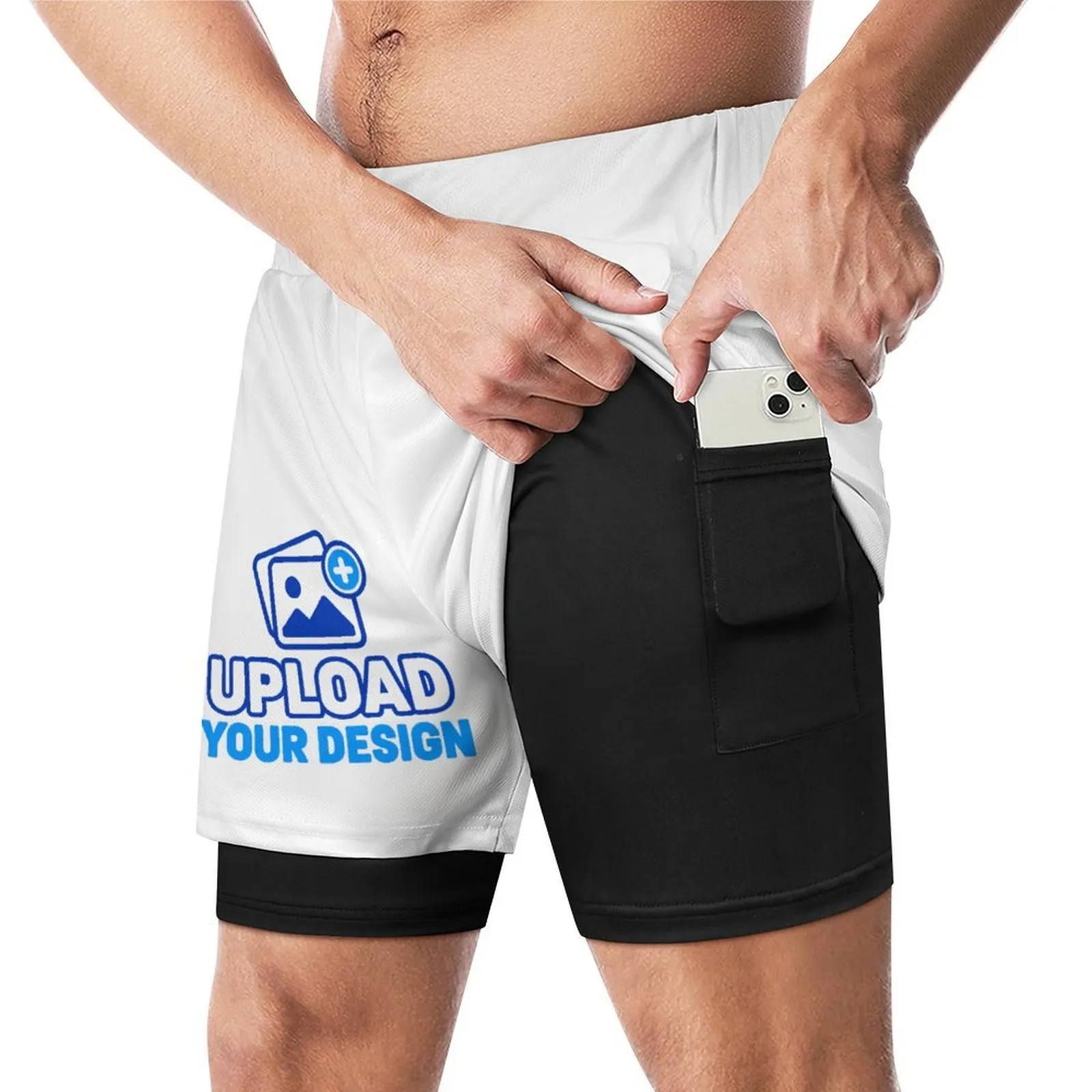 Men's Sports beach pants custom product view 9
