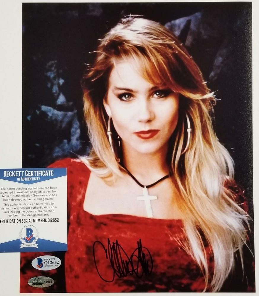 Christina Applegate signed Married With Children 8x10 Photo Poster painting C Beckett BAS COA