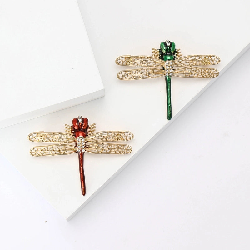 Modern Style Pin Dragonfly Alloy Enamel Women's Brooches