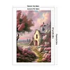【Limited Stock Sale】(Big Size) Pink Fantasy Castle - 11CT Stamped Cross Stitch 50*75cm/19.69*29.53in