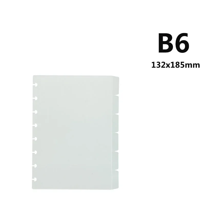 Fromthenon Discbound Notebook Dividers A5A6 A4 Mushroom Hole Planner Inserts Index Pages Diary Cover Office Stationery