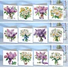 12Pcs Bouquet DIY Diamond Painting Greeting Cards for Adult Holiday Gifts