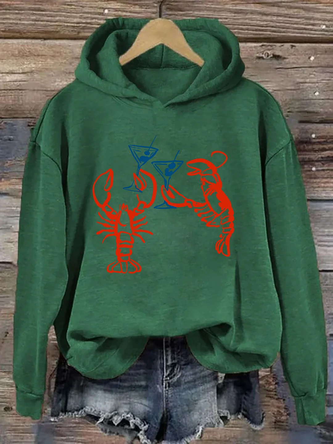 Martini Lobster Hoodie