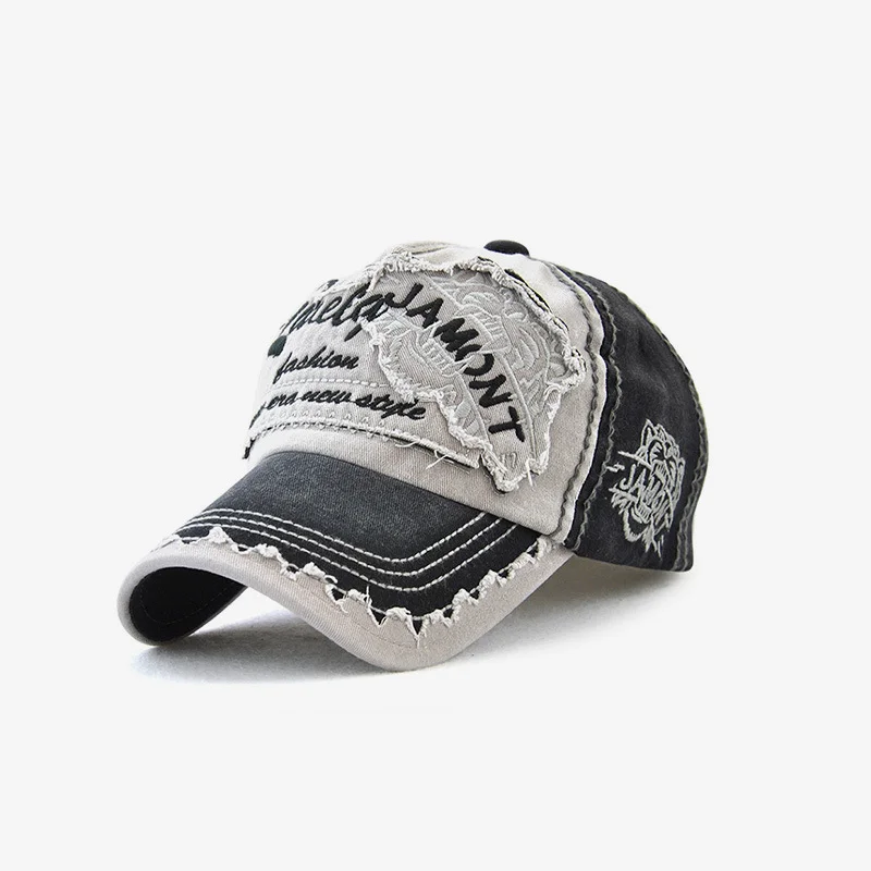 Men & Women Baseball Cap/Tiger embroidery Outdoor Fitted Hat