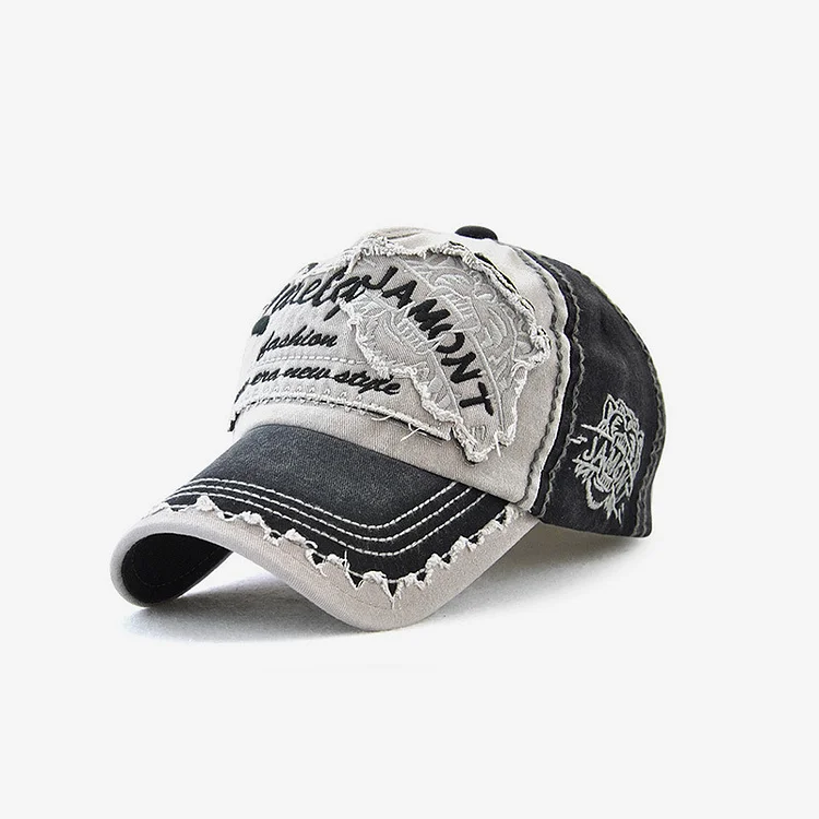 Outdoor Casual Tiger Head Embroidered Baseball Hat