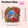 Kit de pendentif 2D &agrave; peinture acrylique 2D pour la maison du village de No&euml;l