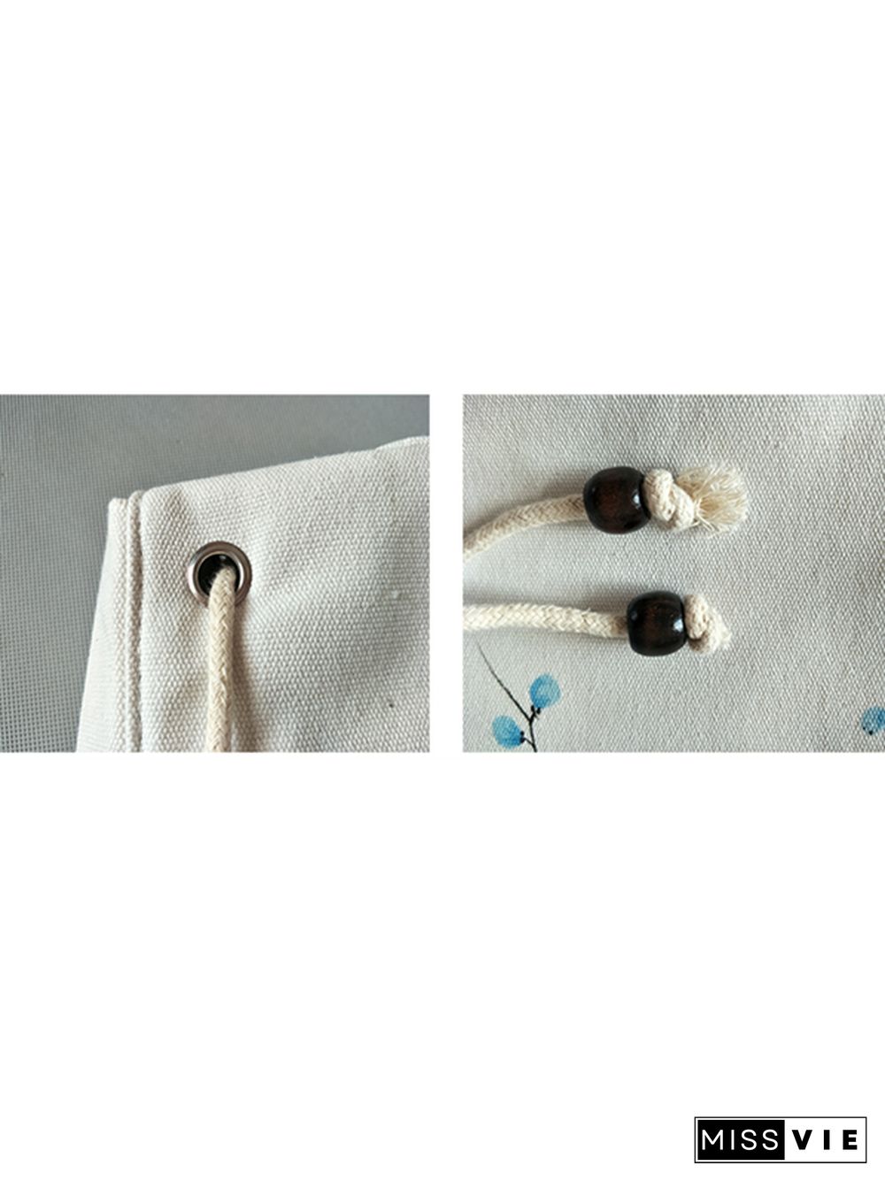 Vintage Flower Embroidery Backpack