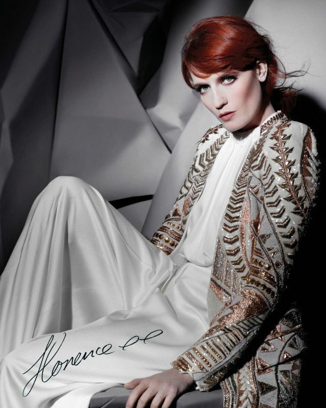 Florence Welch Autograph Signed Photo Poster painting Print