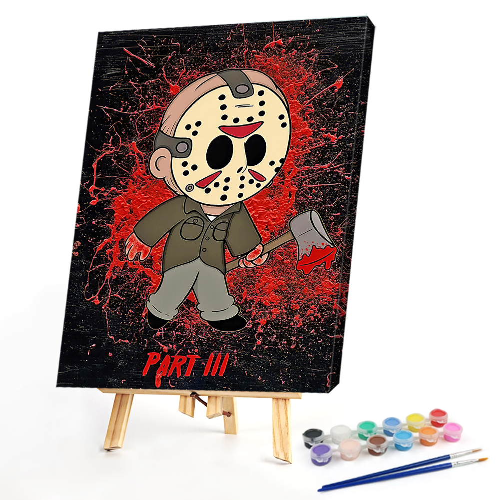 

40*50CM - Paint By Numbers - Darkness Doll, 501 Original