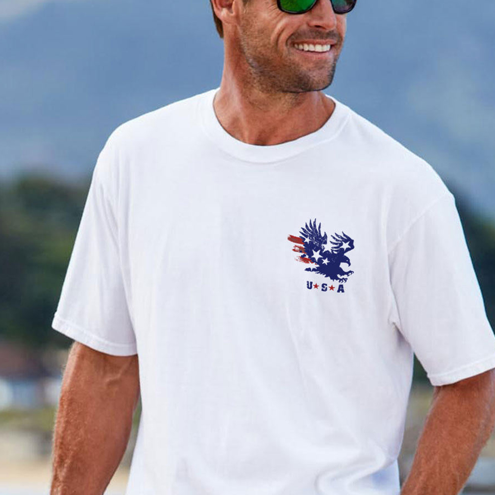  Route 66 American Flag Graphic T-Shirt for Men and Women - Perfect for Travel Enthusiasts