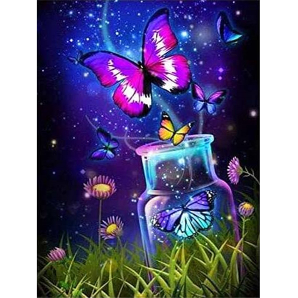 

Romantic Butterfly - Square Drill Diamond Painting - 30*40CM, 501 Original