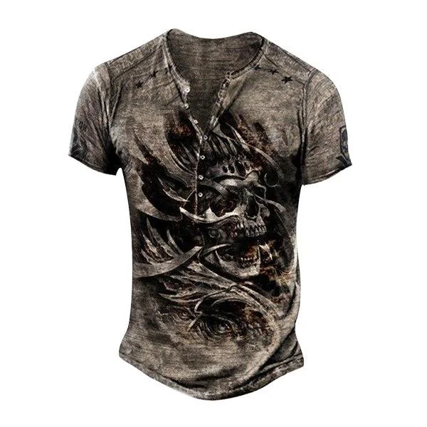Mens Comfortable And Breathable Short-Sleeved T-Shirt
