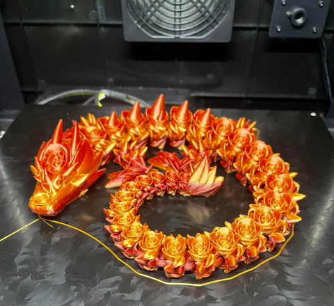 3D打印关节活动龙模型