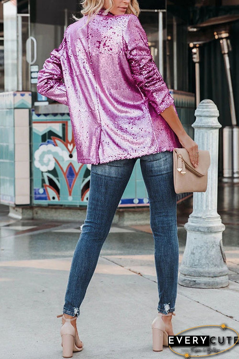 Break The Bank Sequin Blazer
