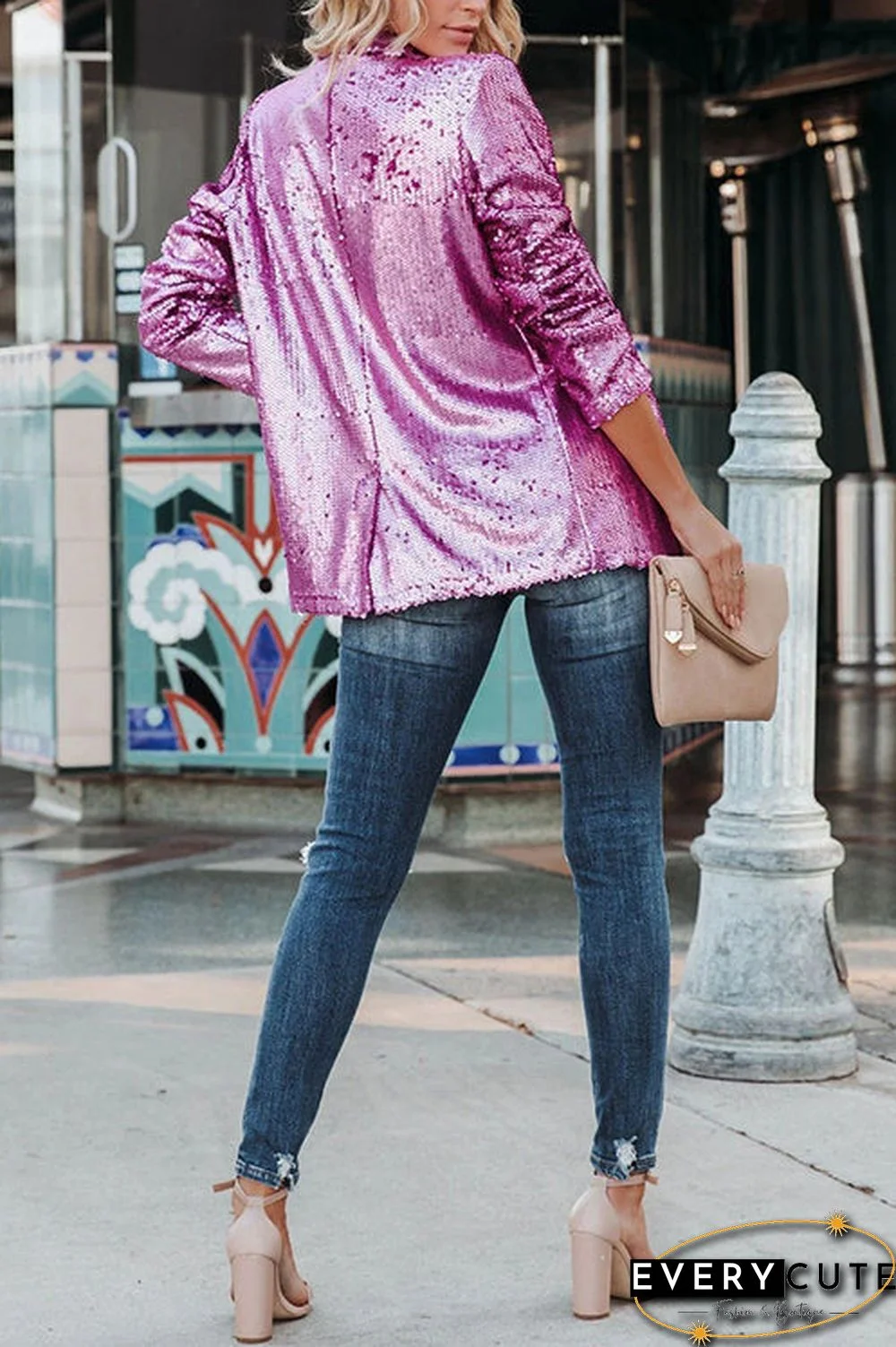 Break The Bank Sequin Blazer