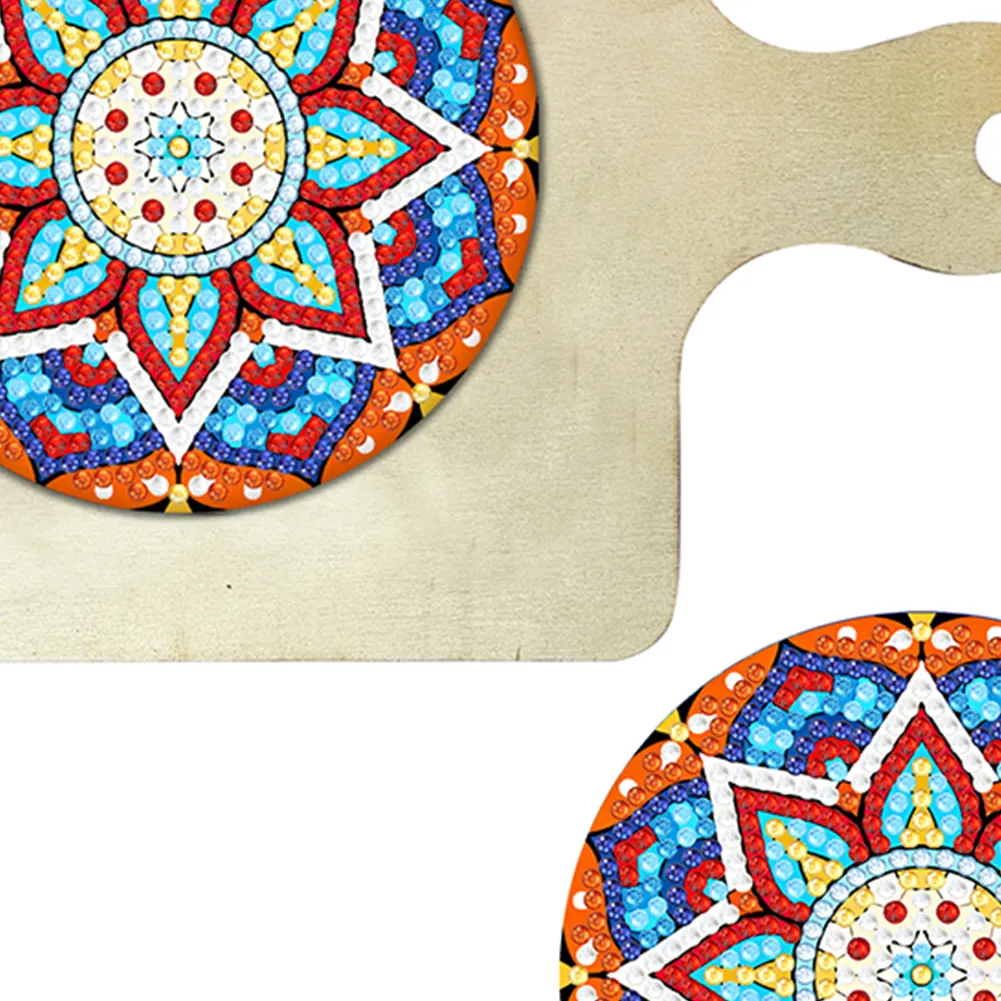 Mandala Diamond Painting Art Place Mats DIY Diamond Dot Kits for Beginners