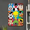 Looney tunes - Panneaux en &eacute;tain m&eacute;tallique(20*30cm/30*40cm)