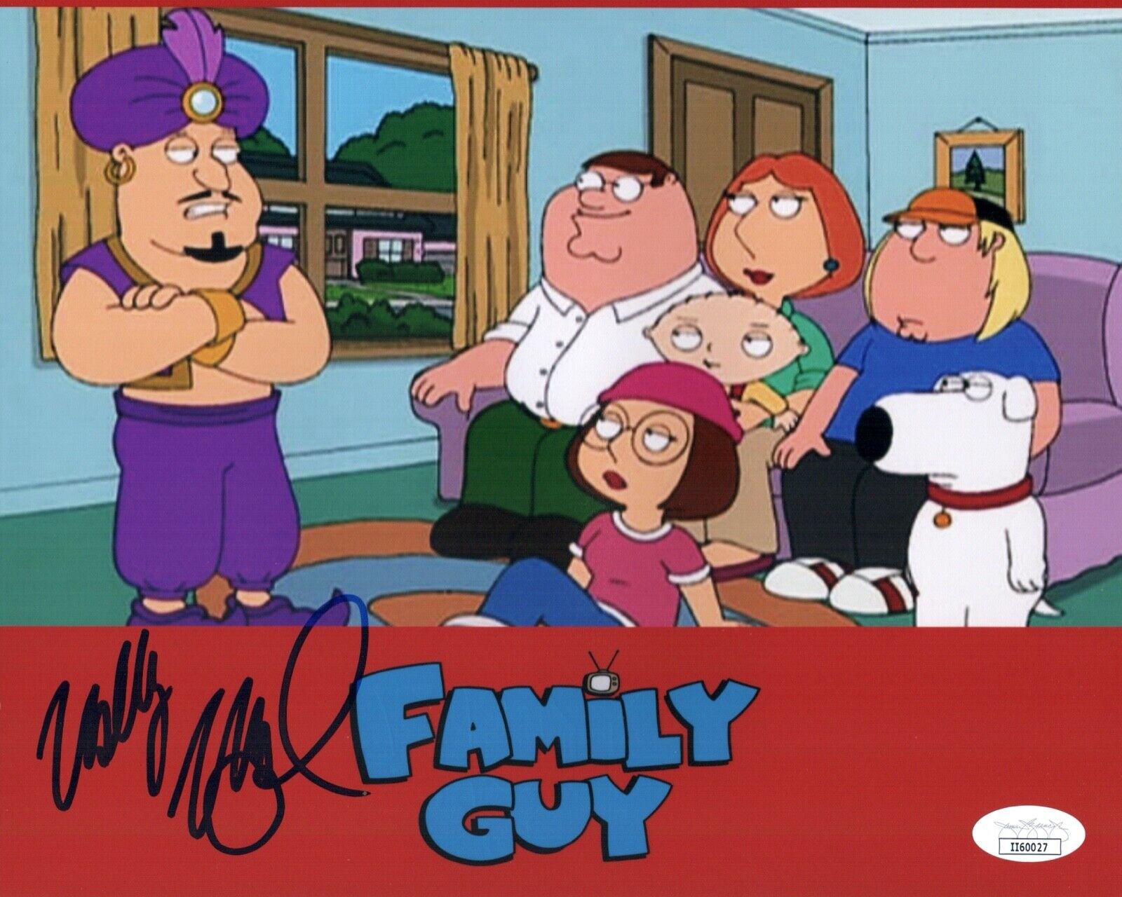 WALLY WINGERT Signed FAMILY GUY Genie 8x10 Photo Poster painting Autograph JSA COA Cert