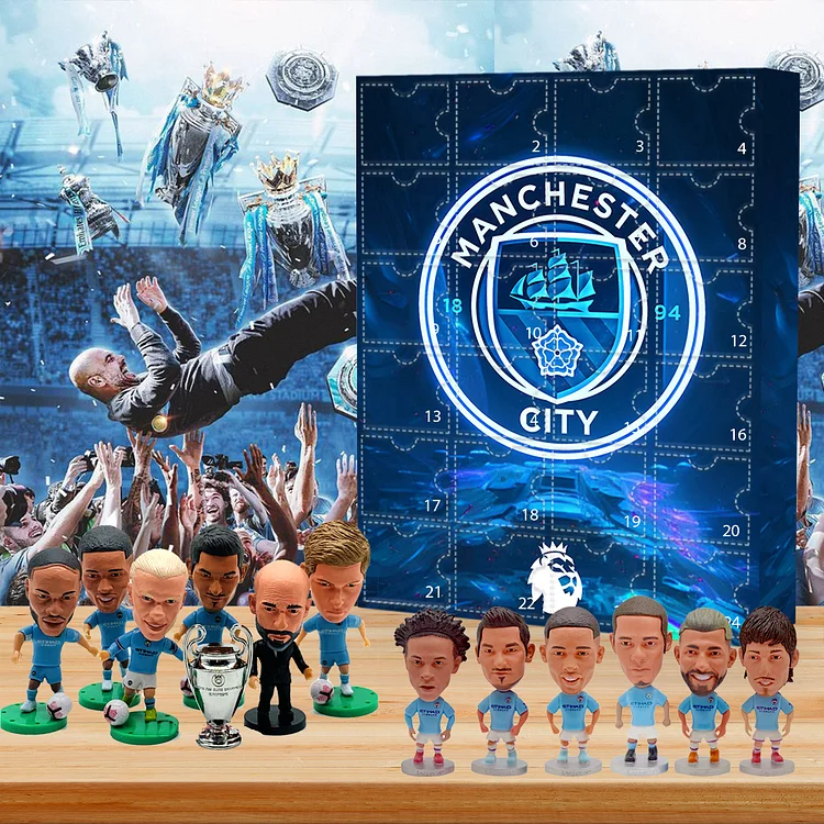 Manchester City Advent Calendar -- The One With 24 Little Doors