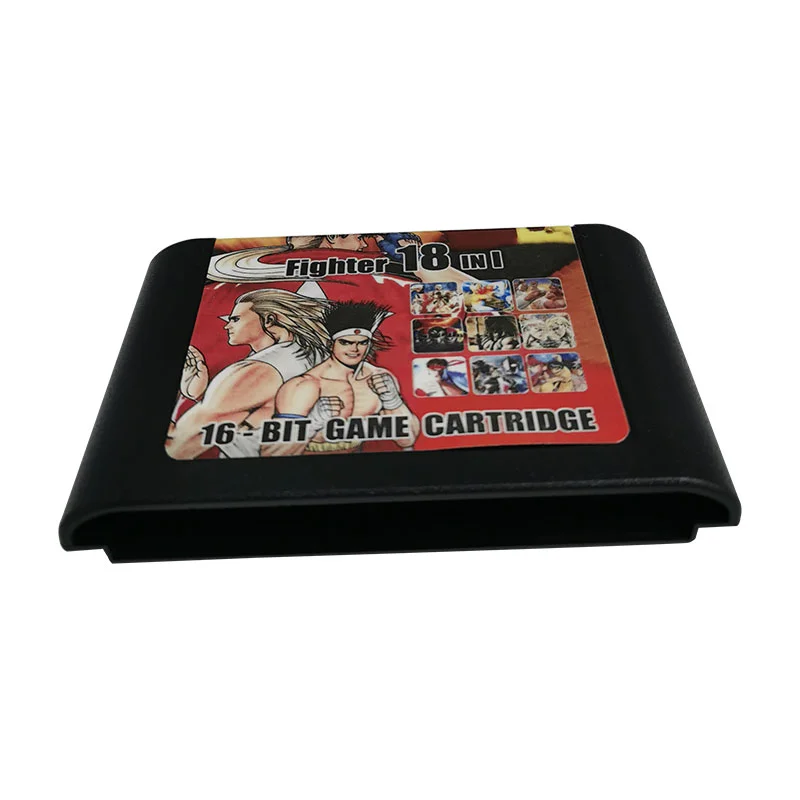 16 Bit Game Cartridge - Fighter 18IN1 Classic Collection Genesis/MEGA DRIVE Remix Mulit Cart - Region Free