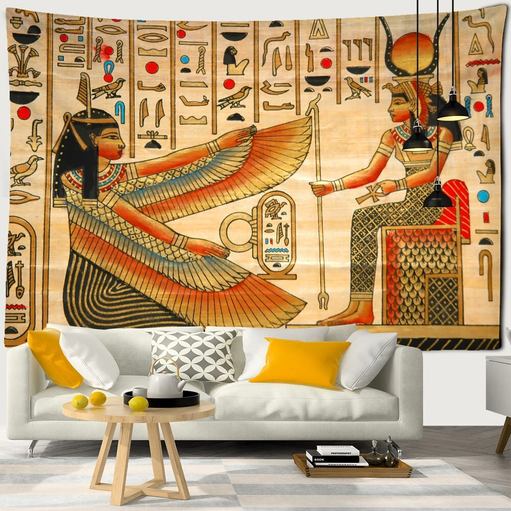 Ancient Egyptian Tribal Savage Tapestry Wall Hanging Home Dorm Decor Bedspread Throw Art Home Decor