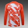 Joyfball 2024/2025 Internazionale Milan Half-Pull Training Suit Orange Football Jersey 1:1 Thai Quality Set