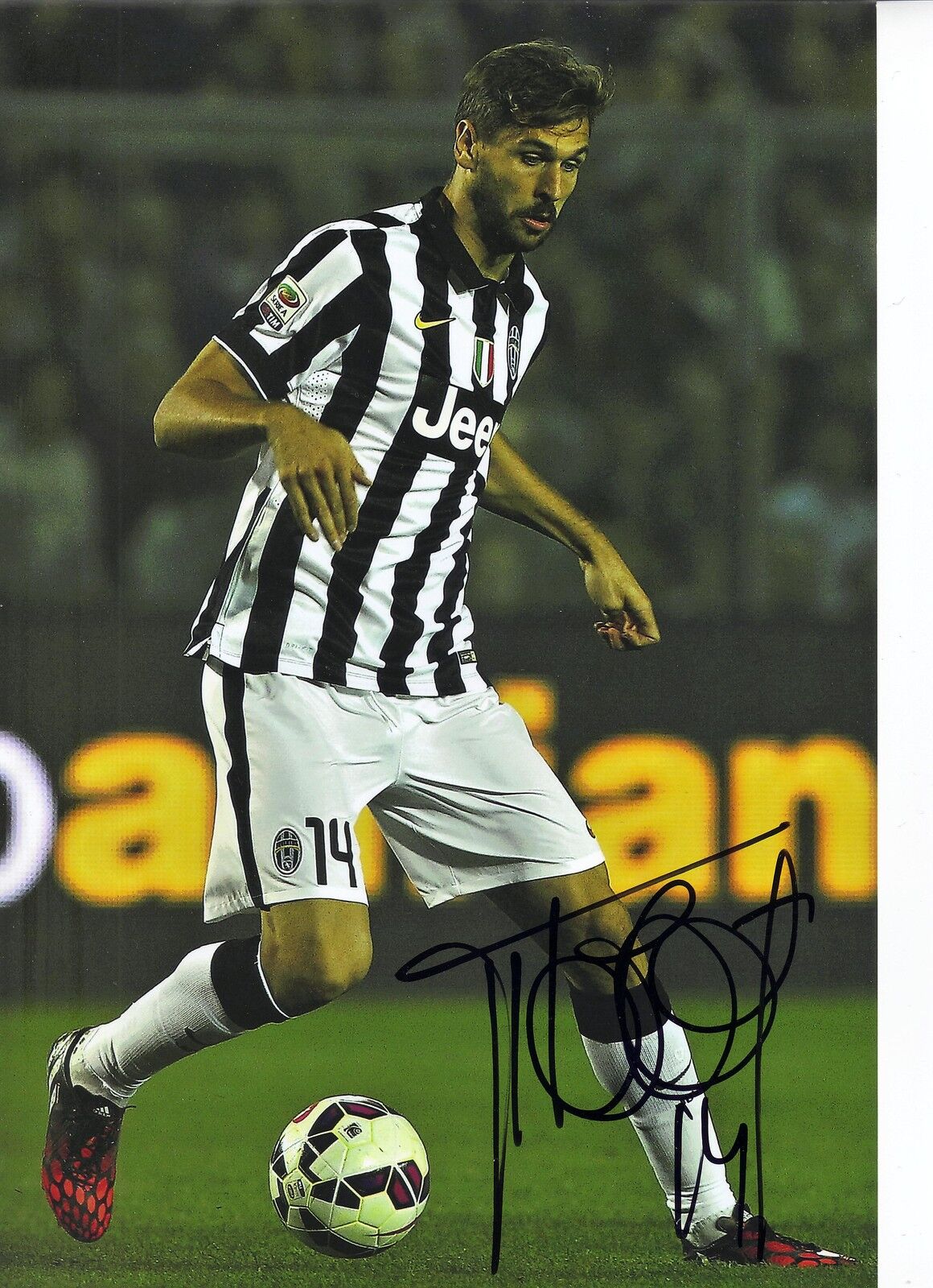 Fernando Llorente Genuine Hand SIgned Juventus 12X8 Photo Poster painting (1830)