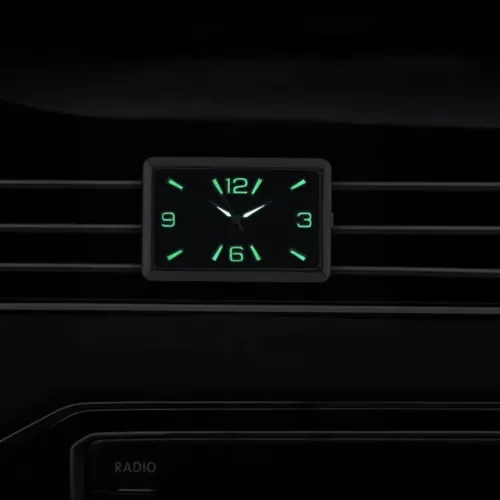 Dronehint Car Interior Dashboard Clock Decor Square Air Vent Clock Luminous pointer Parts- (For: Acura) Parts