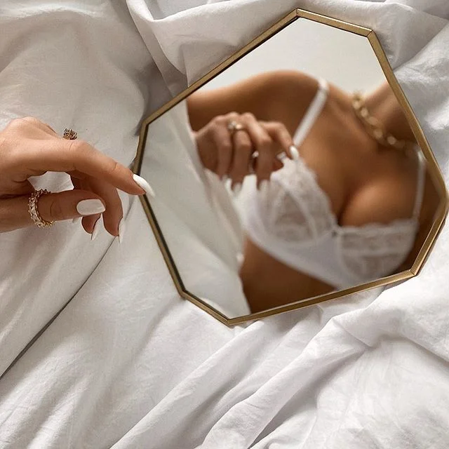 Billionm Women's Underwear Set Lace Femme Lingerie See Through Push Up Bra High Waist Panties Mesh Sexy Nightwear 2 Piece White Black