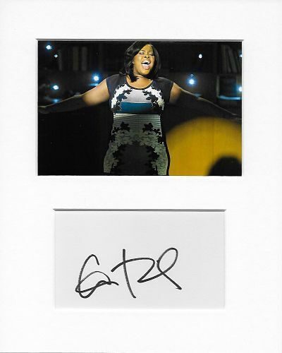 Amber Riley Glee genuine authentic autograph signature and Photo Poster painting AFTAL COA