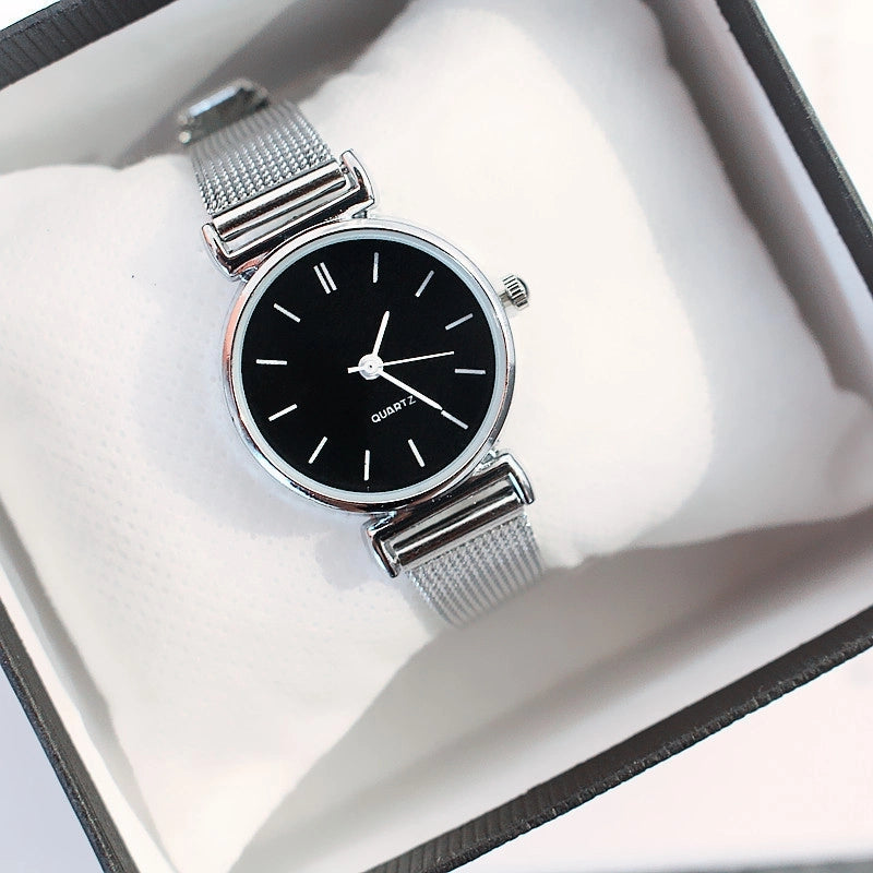 Minimalist Classic Style Solid Color Buckle Quartz Watch Women’s Watches