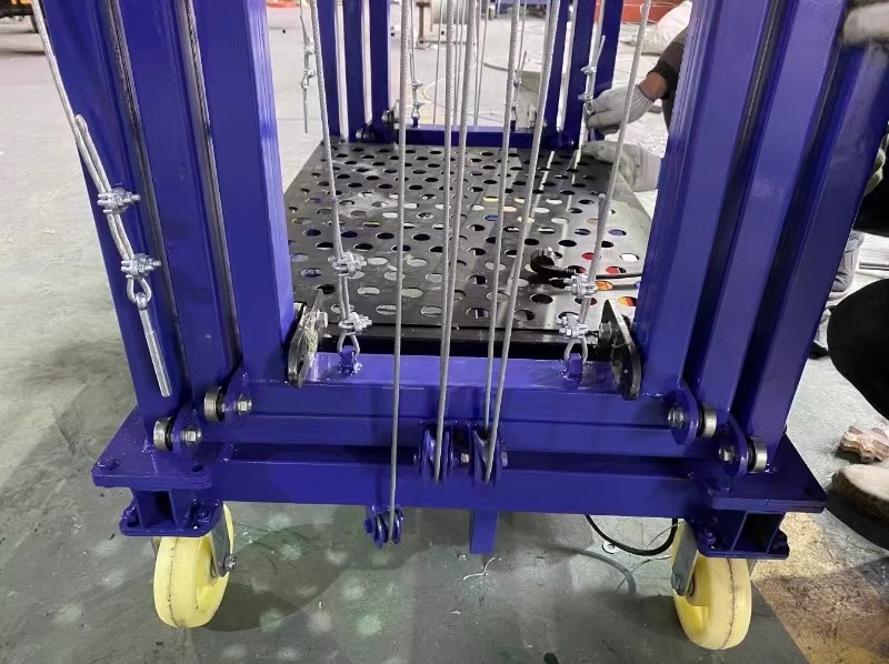 Foldable Electric Scaffolding Lift Platform for Home Use (500kg Load)