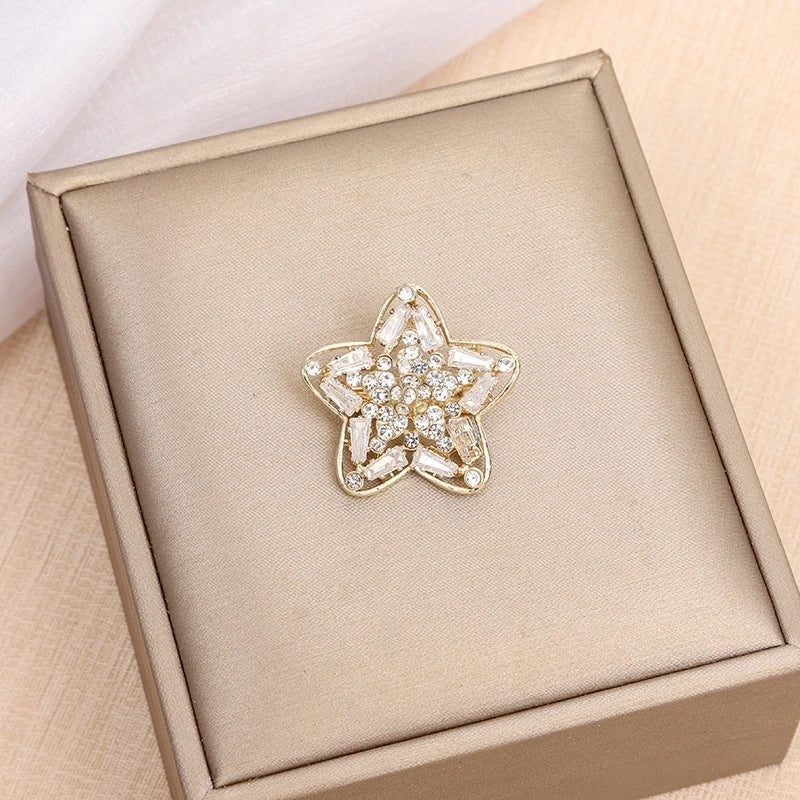 Minimalist Pin Insect Flower Bow Knot Alloy Inlay Zircon Women’s Brooches