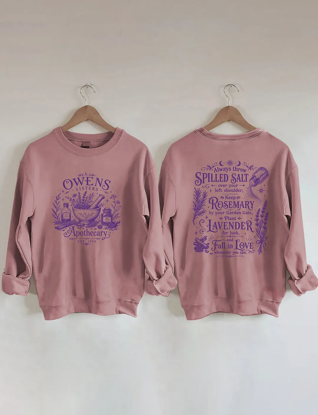 Magic Practical Owens Sisters Apothecary Sweatshirt