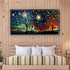(US Local)Starry Night-11CT Stamped Cross Stitch Kit(100x45cm)