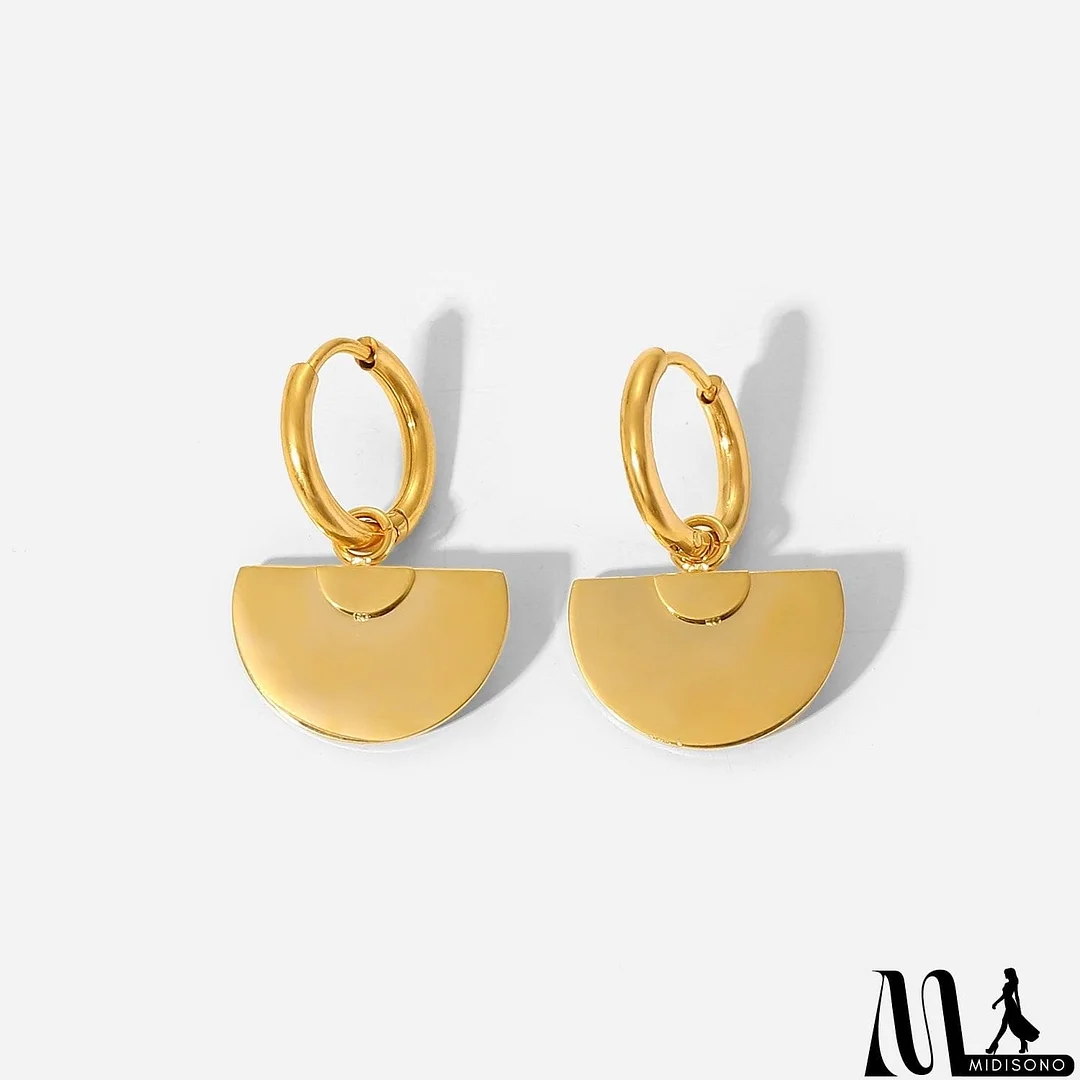 MidiSono - Half-Circle Huggie Hoops