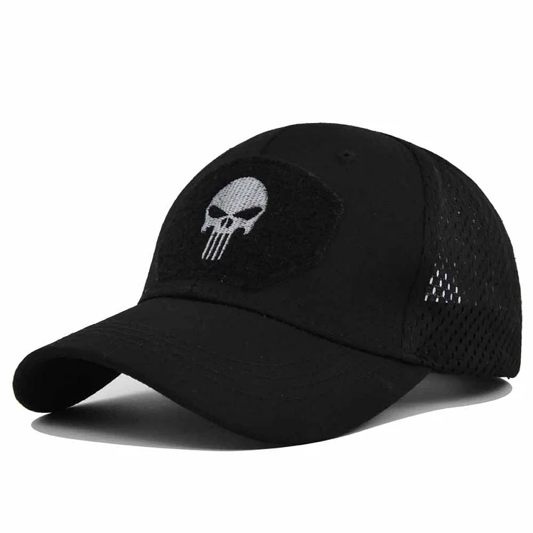 Tactical Military Baseball Caps Multicolor Camouflage Breathable Sun Visor Mesh Outdoor Hunting Hiking Skeleton Snapback Hat