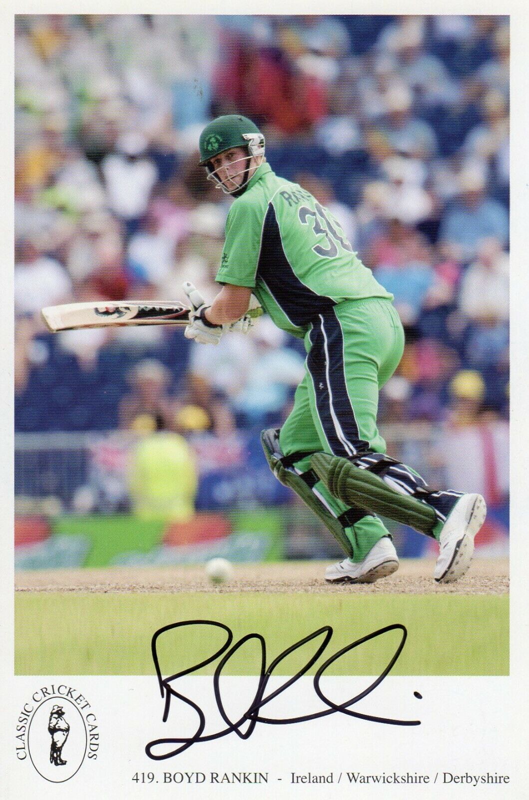 BOYD RANKIN AUTOGRAPH, CRICKET, SPORT