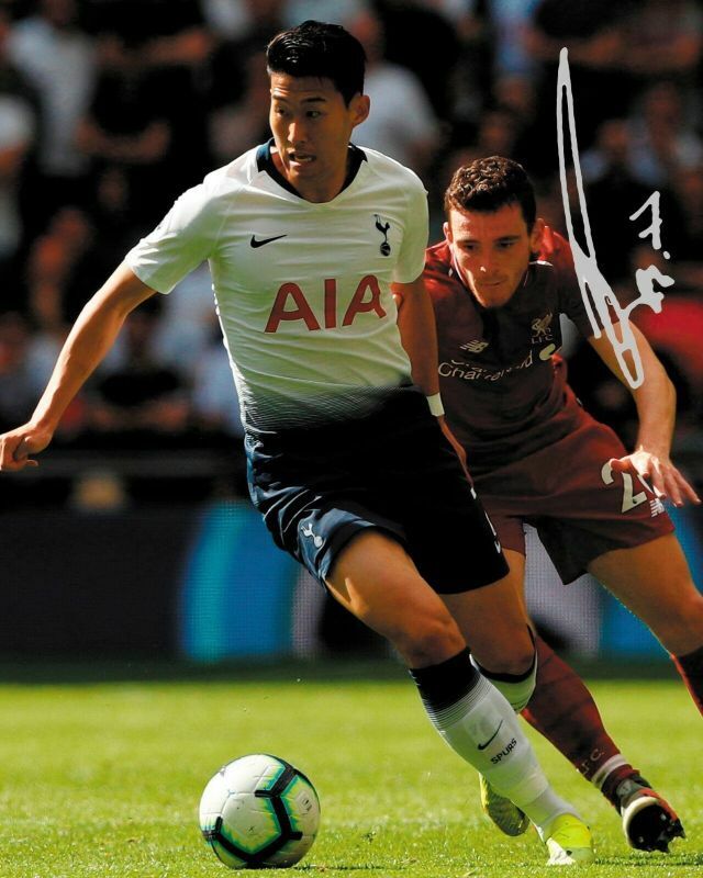 Son Heung-Min - Tottenham Hotspur Autograph Signed Photo Poster painting Print 2