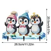 Diamond Painting Christmas Penguin Hanging Hooks Coat Hook