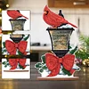 Diamond Painting Wooden Xmas Cardinal Desktop for Xmas Table Office Decor